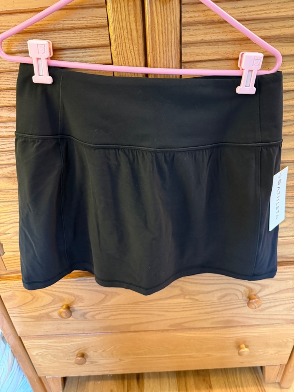 NWT 🌸 Athleta Black Salutation Skort Size Large